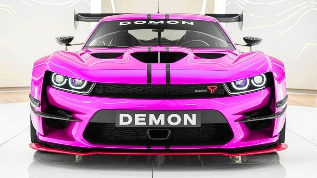 Dodge Demon 2026 Primer vistazo al muscle car más potente