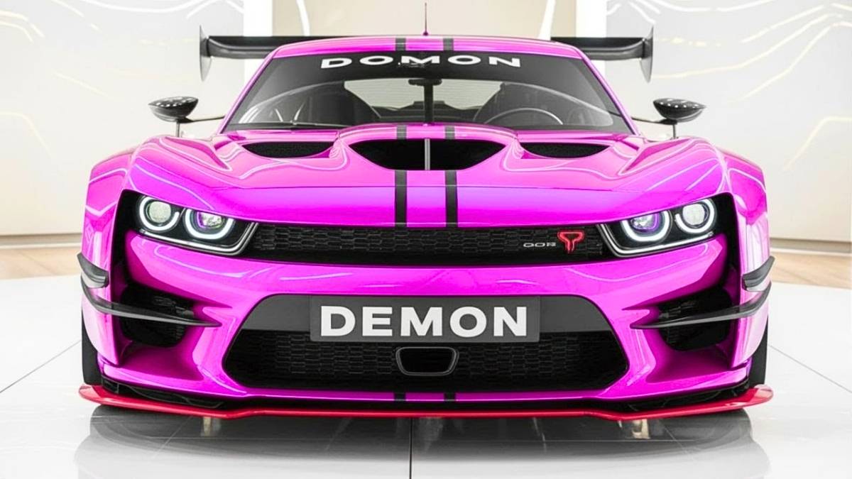 Dodge Demon 2026 Primer vistazo al muscle car más potente